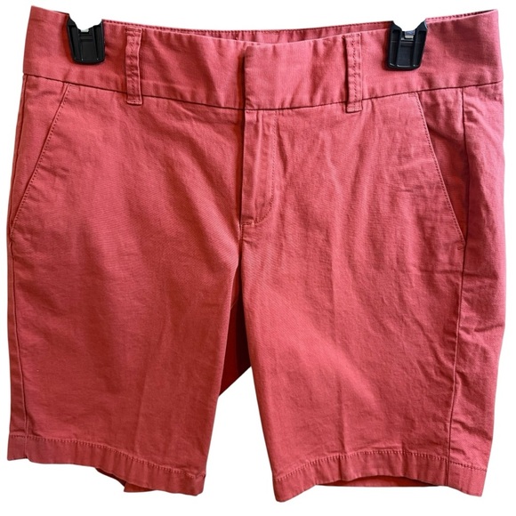 J. Crew Frankie Stretch Pink Bermuda Chino Shorts Lightweight Casual - Picture 3 of 7